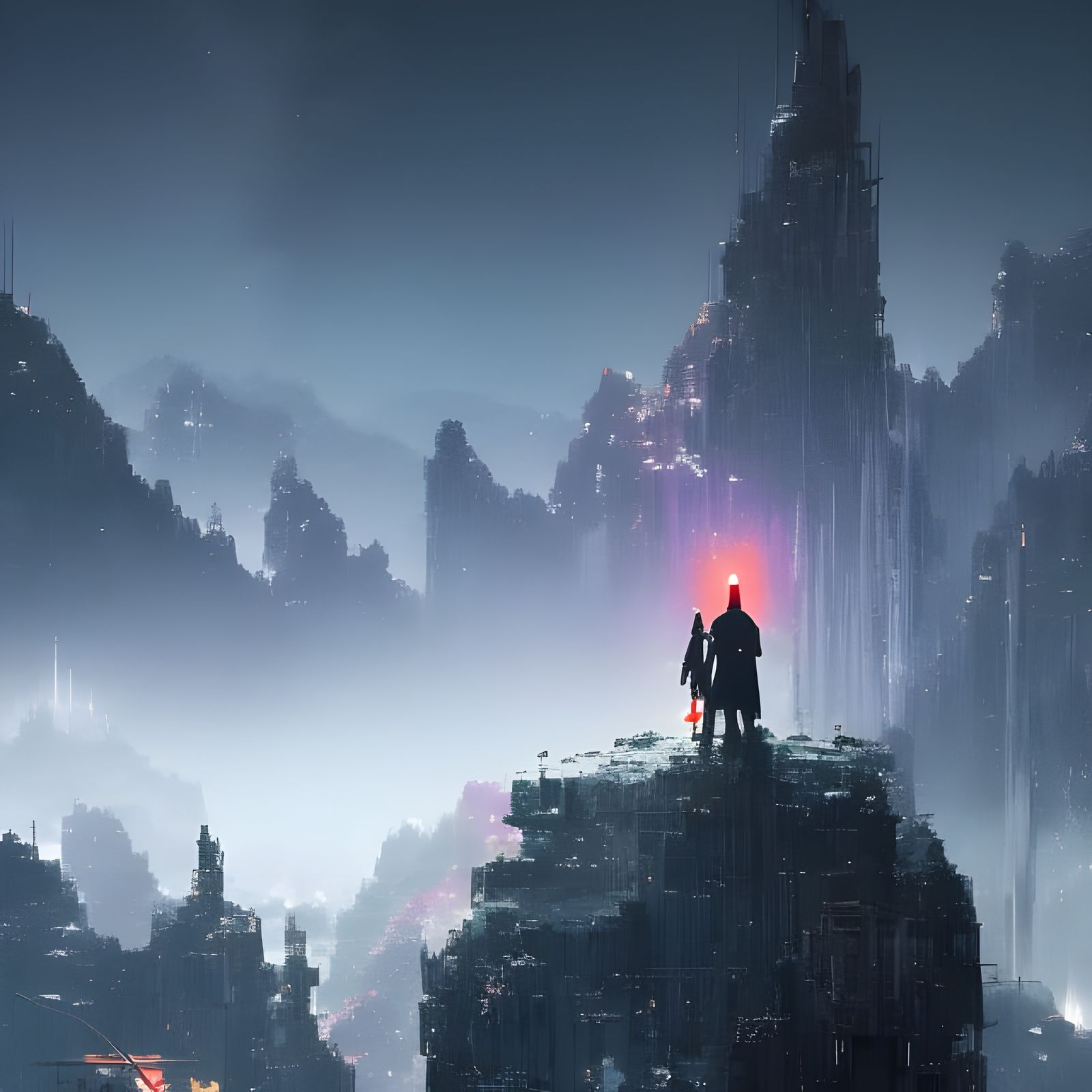 Darth Vader as Detailed Digital Painting