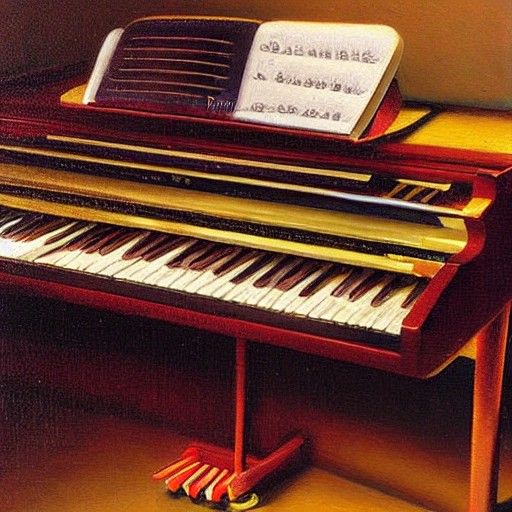 Preteen with Tamagotchi as Oil Painting