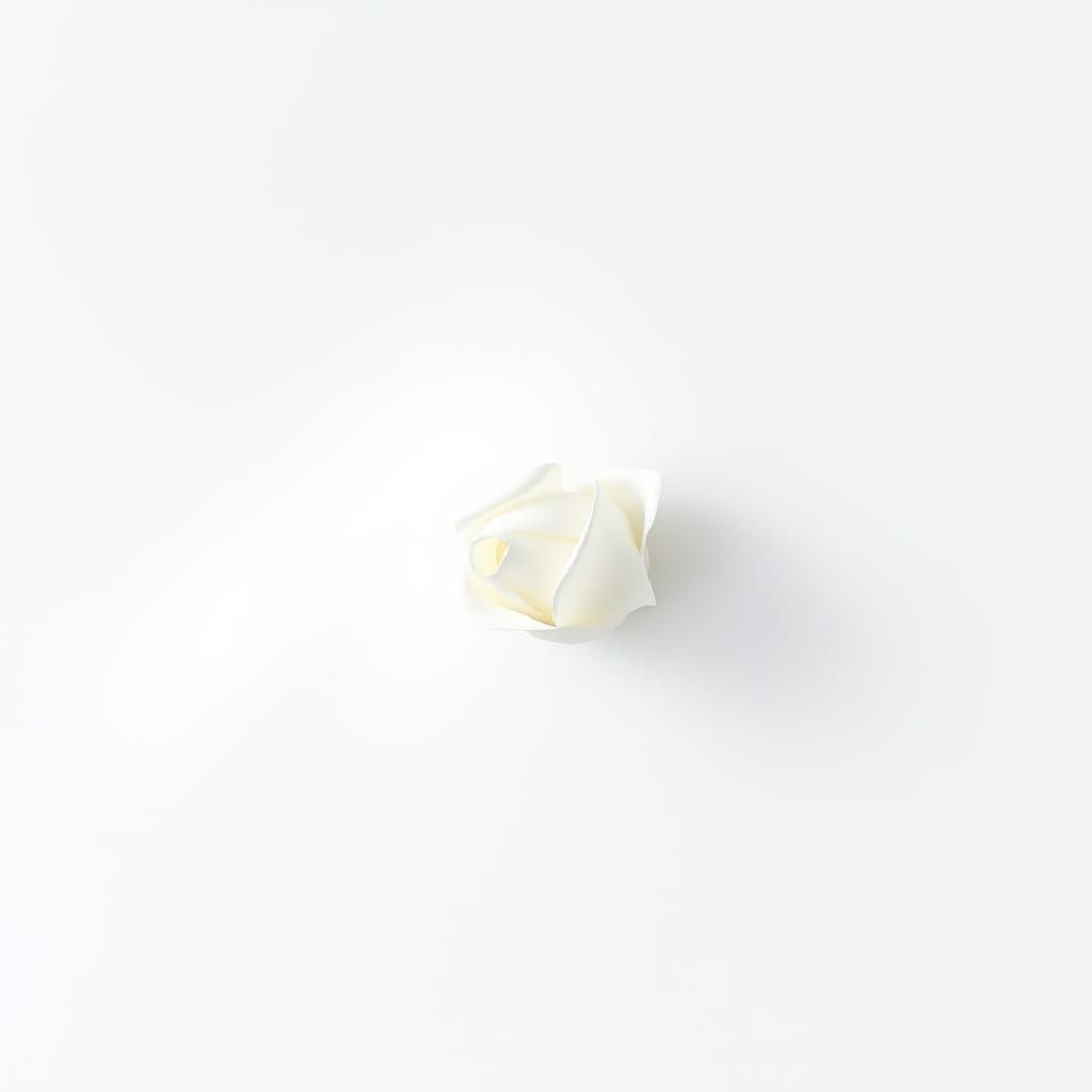 Ethereal White Rose Blooms in Soft Light