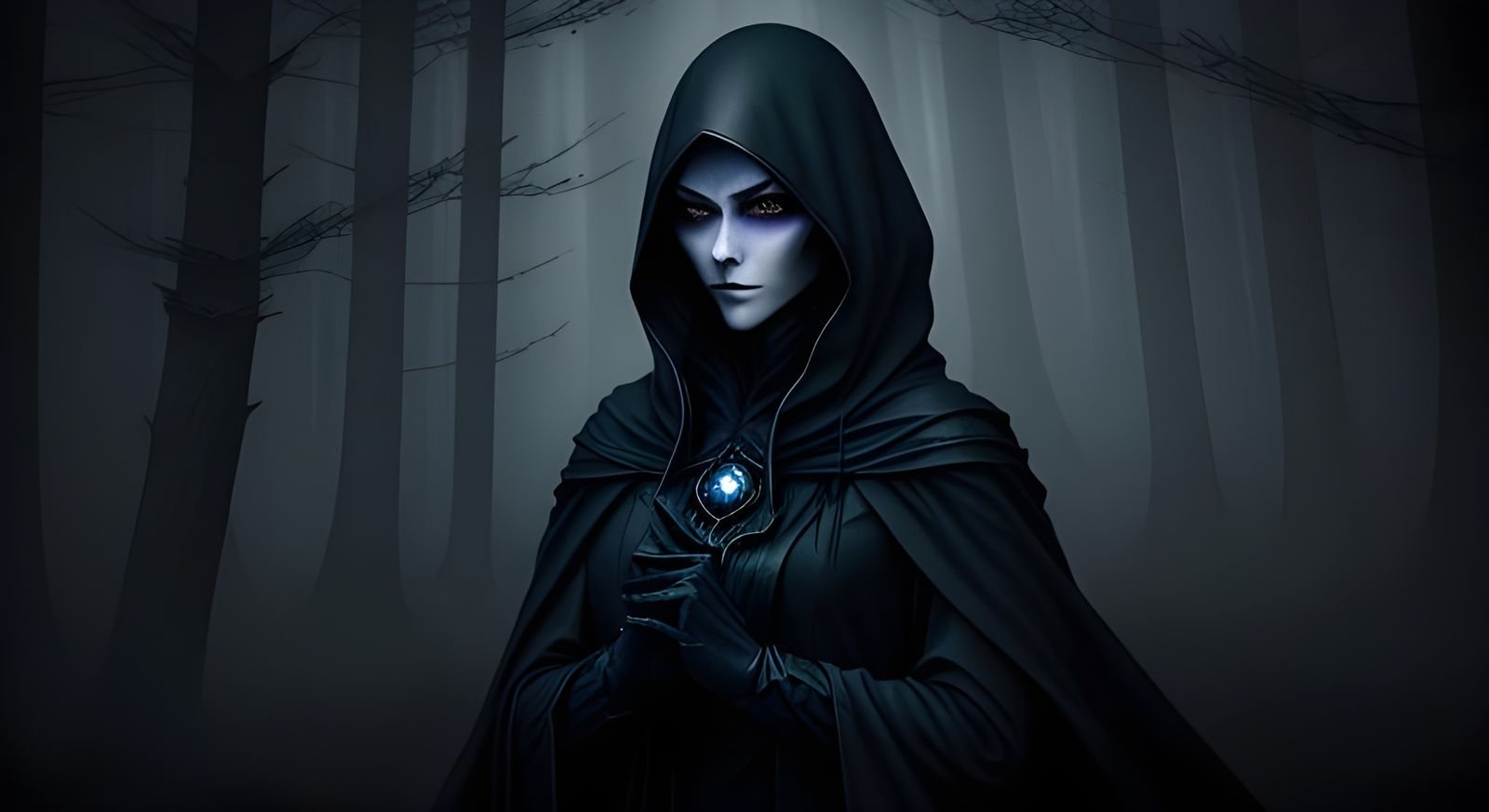 Ethereal Nightmare Weaver in Misty Forest