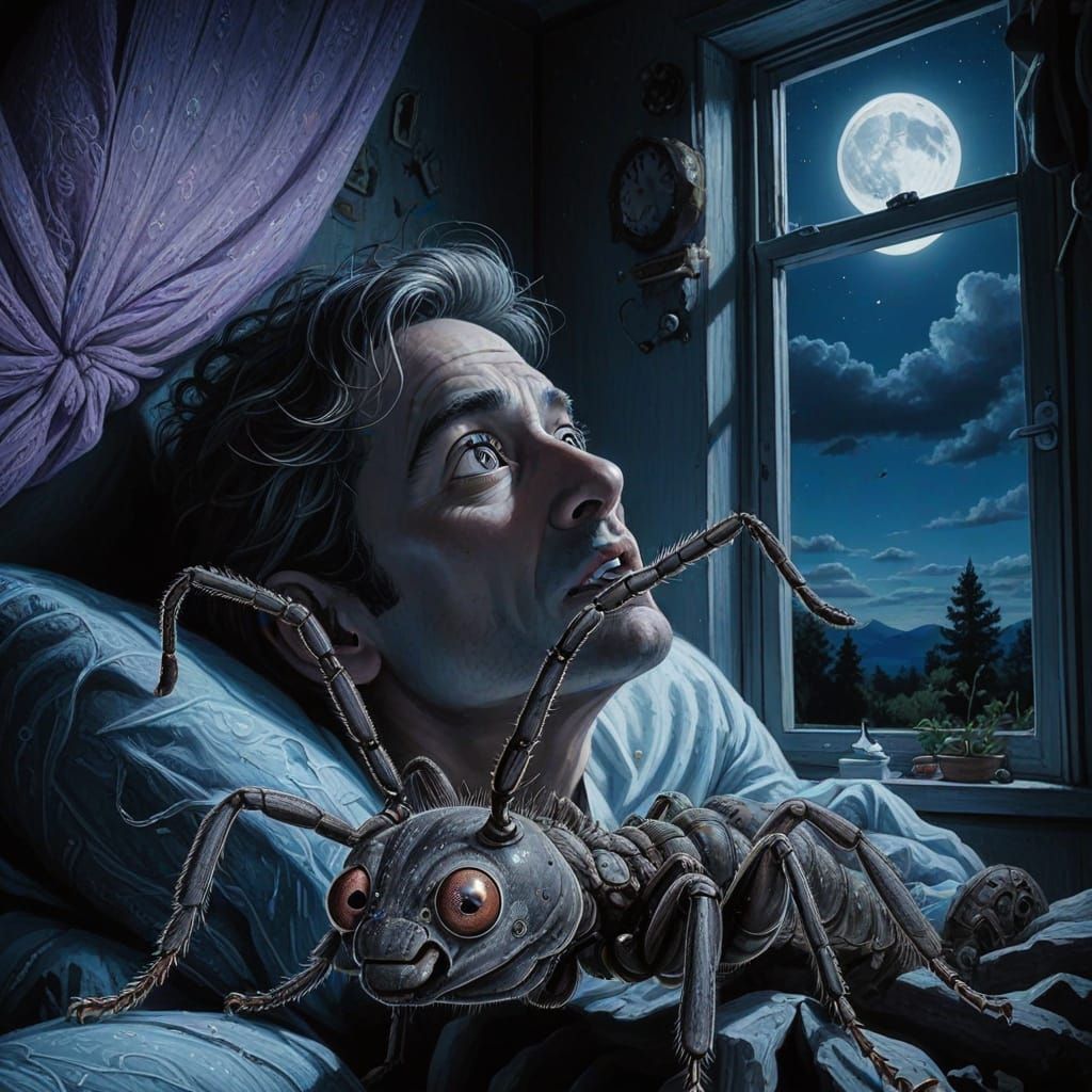 Googly-Eyed Ant Visitor