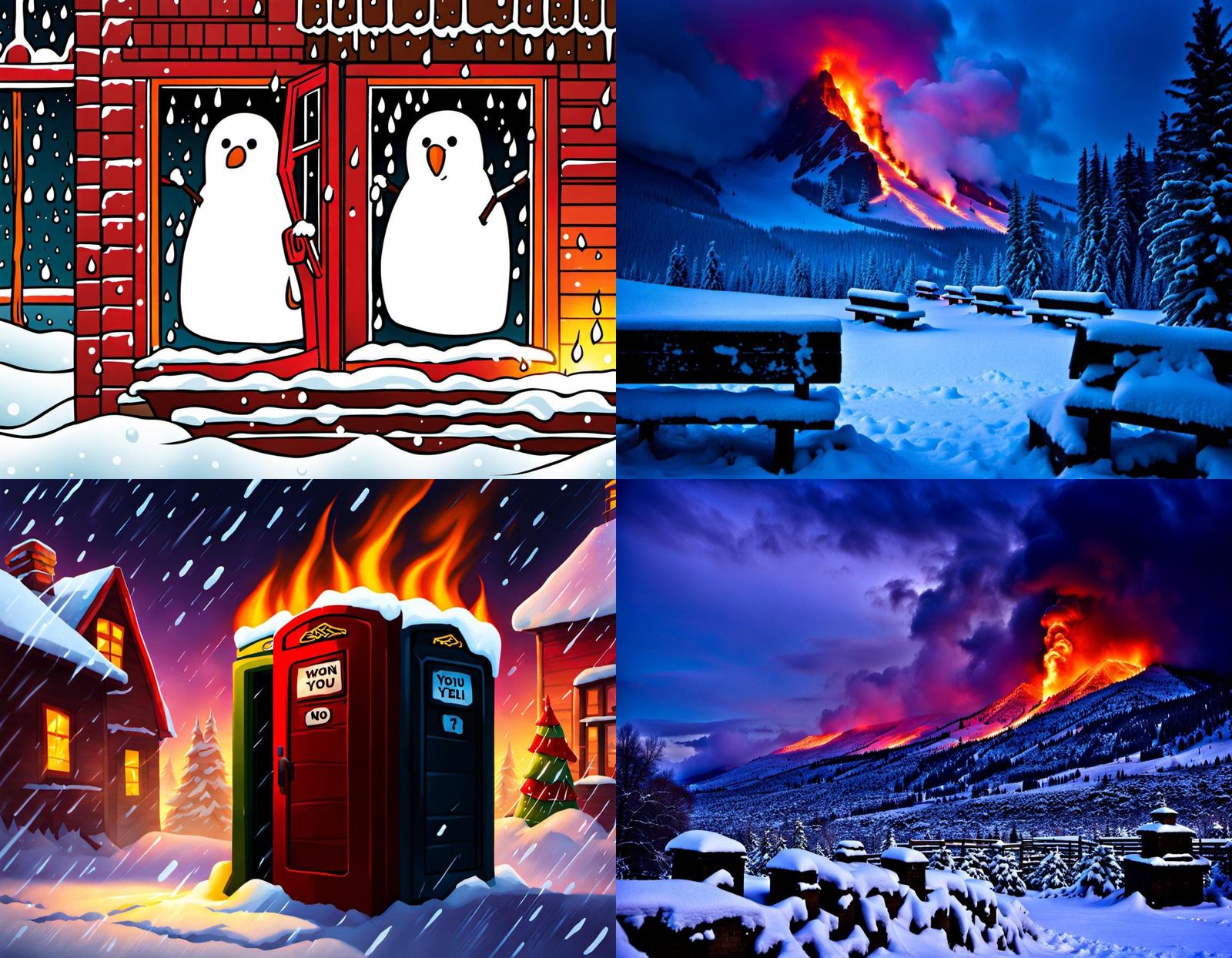 Hell Freezes Over: A Snowy Inferno