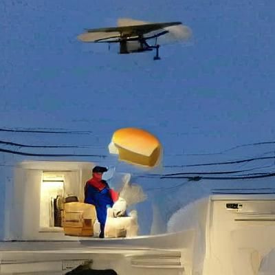Milkman Delivers Cheeseburgers: An AI Rendition