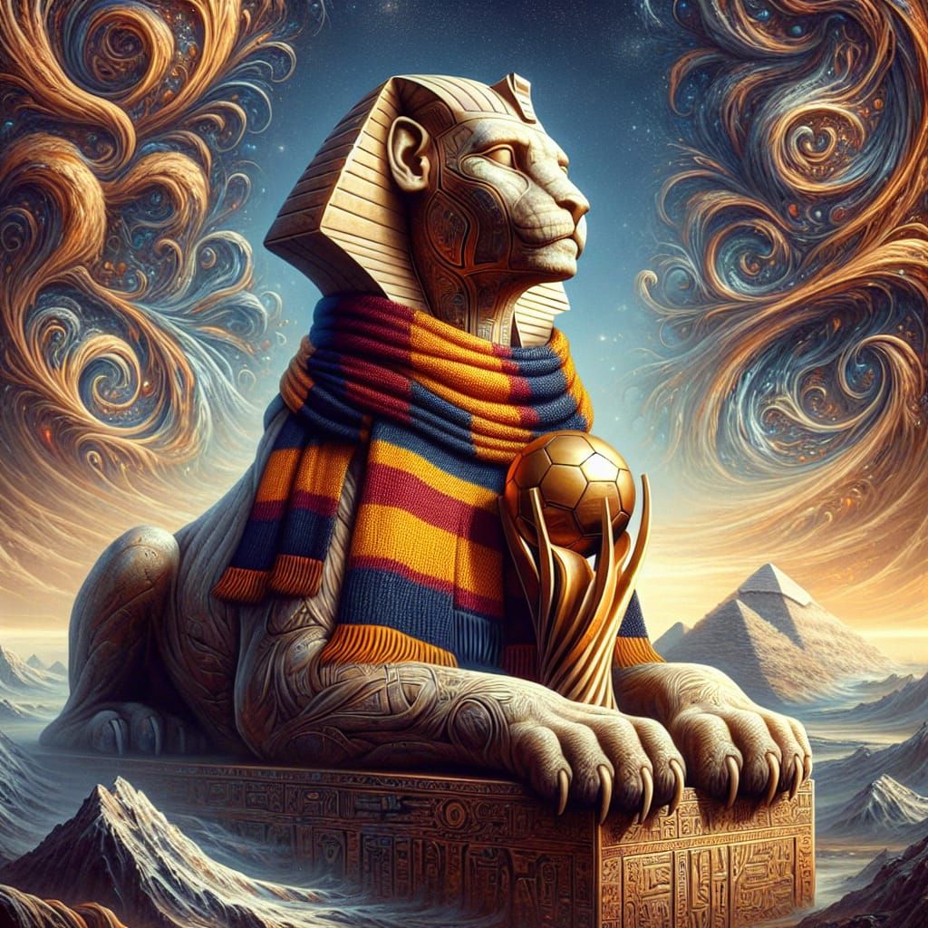 Sphinx Triumphs in 8K Fantasy Art