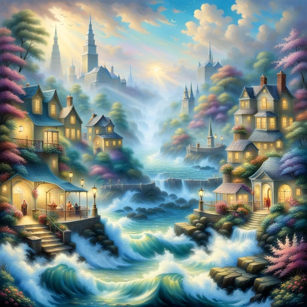 Spectrum Ocean Waves: An Ethereal Fantasy