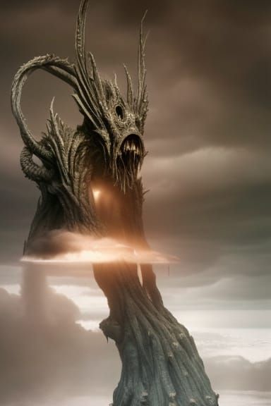 Bioorganic Horror Cloud Monster