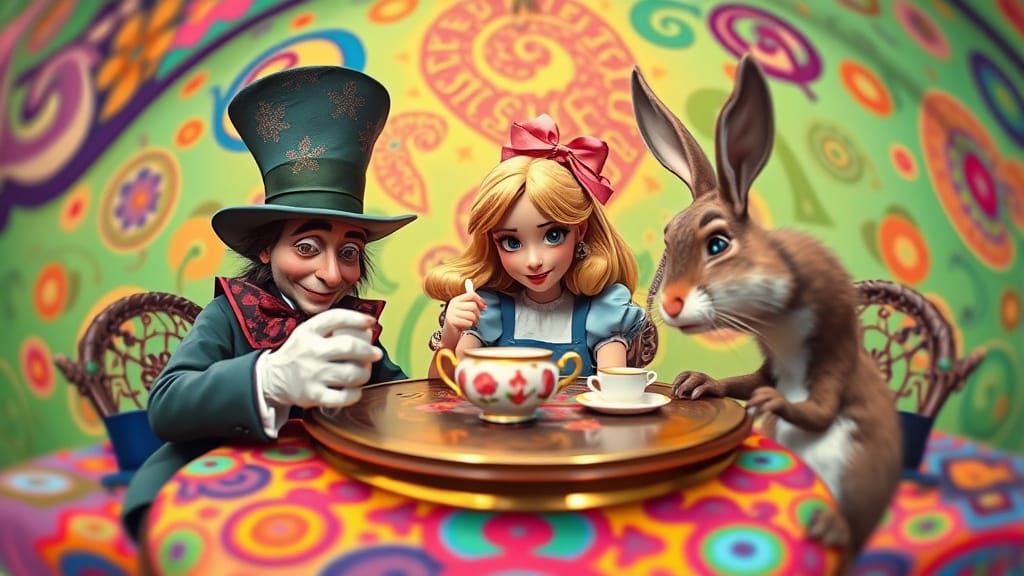 Alice's tourettes mysteriously included the spontaneous generation of teapots.