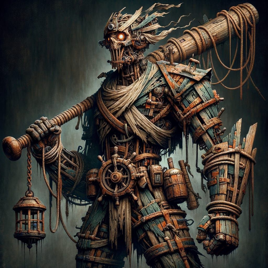 Wildsea RPG Ironbound Character as Dark Fantasy Digital Pain...