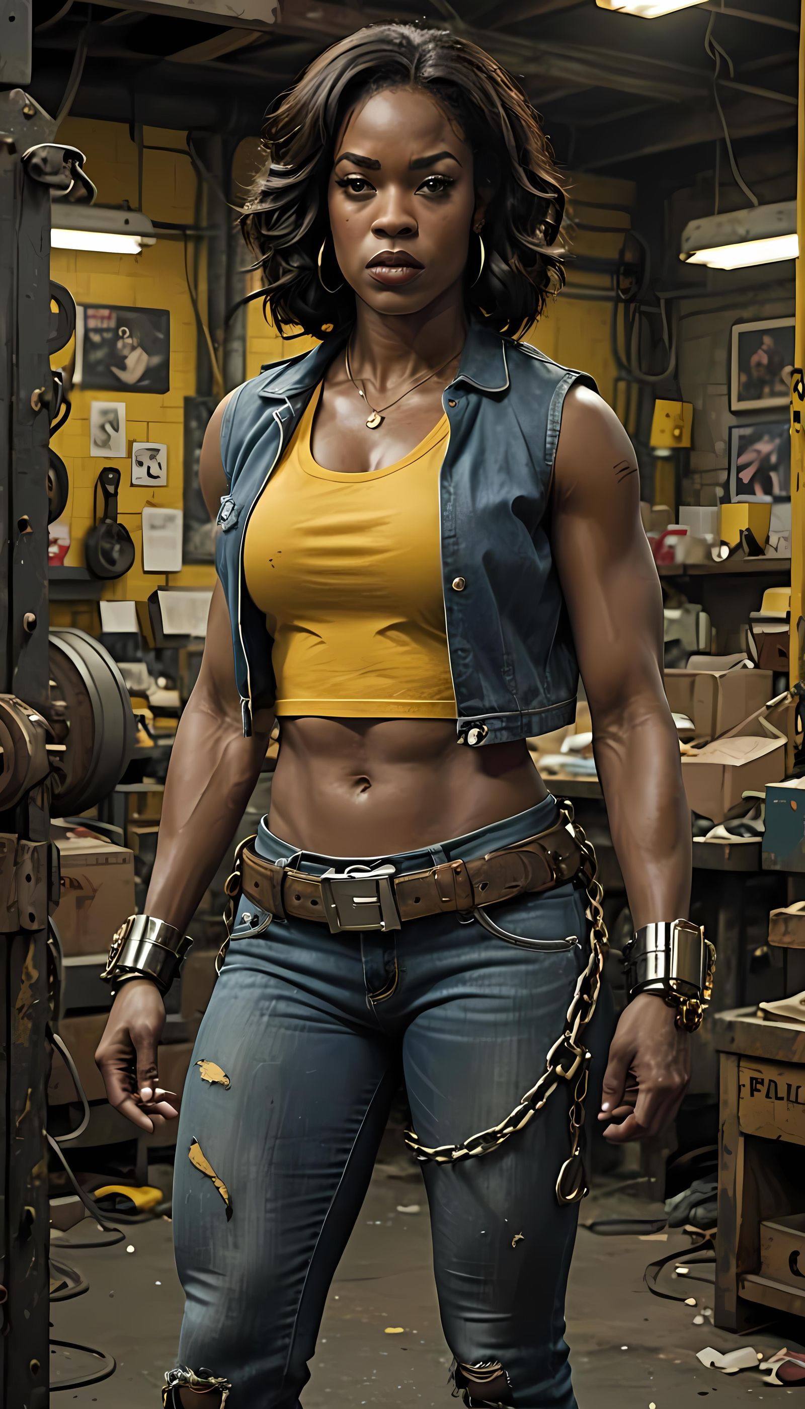 Heroic Jade Cargill as Powerful Fantasy Concept Art