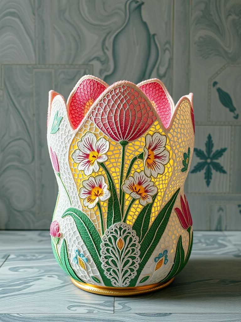 Ottoman Art Inspired by Whimsical Floral Motifs