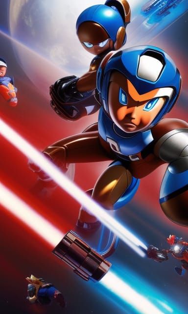 Mega Man Movie Poster: Blasting Blaster Arm