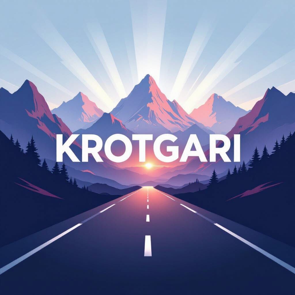 KrotGari YouTube Banner: Futuristic Growth & Motivation