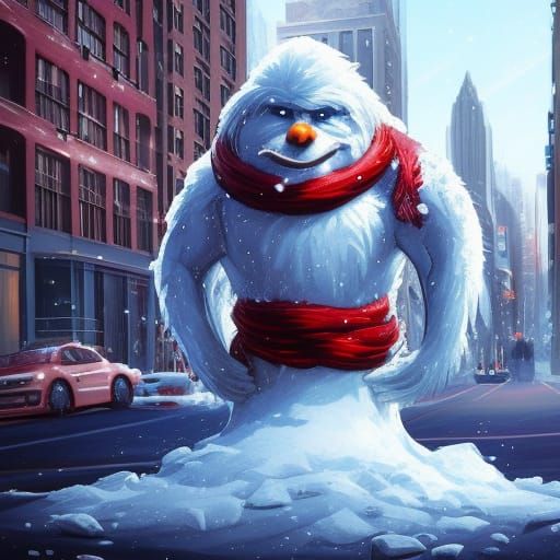 Angry Snowman
