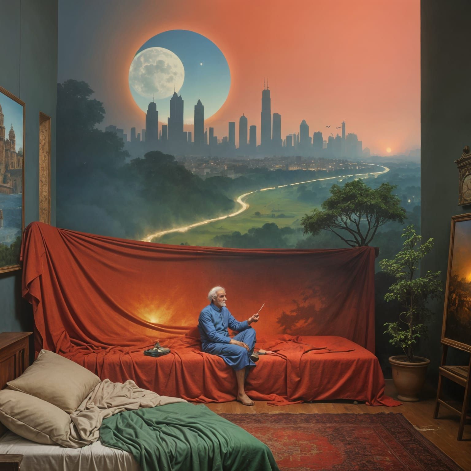 pointing out the real and unreal