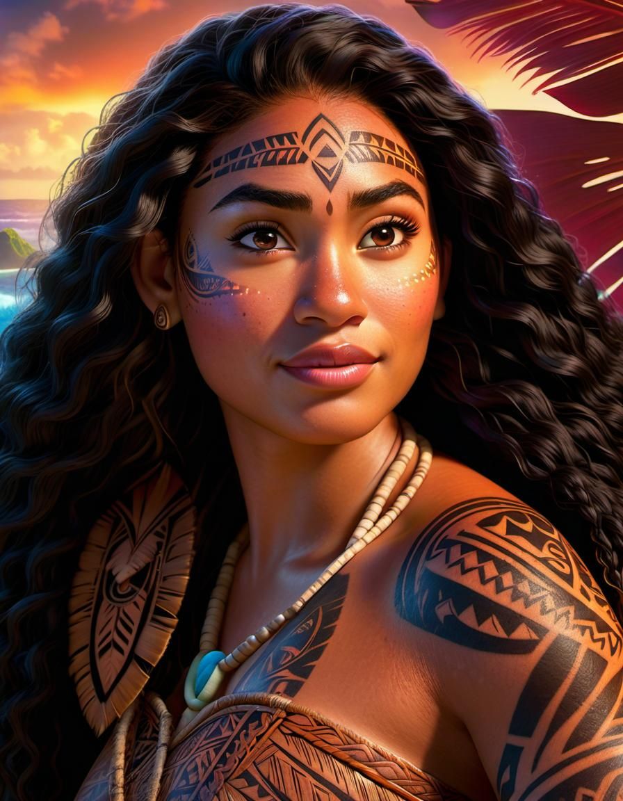 Moana's tattoos