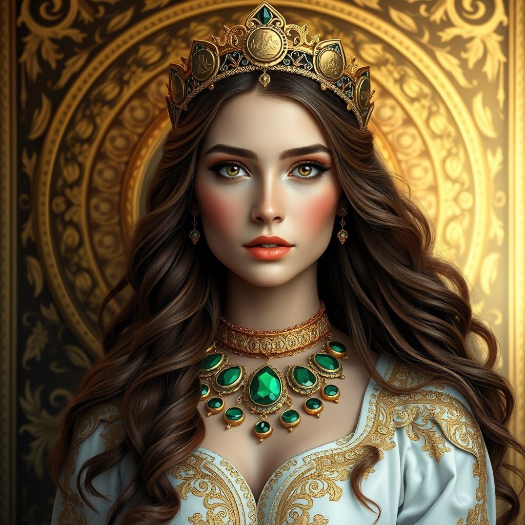 Regal Fantasy Portrait in Photorealistic Style