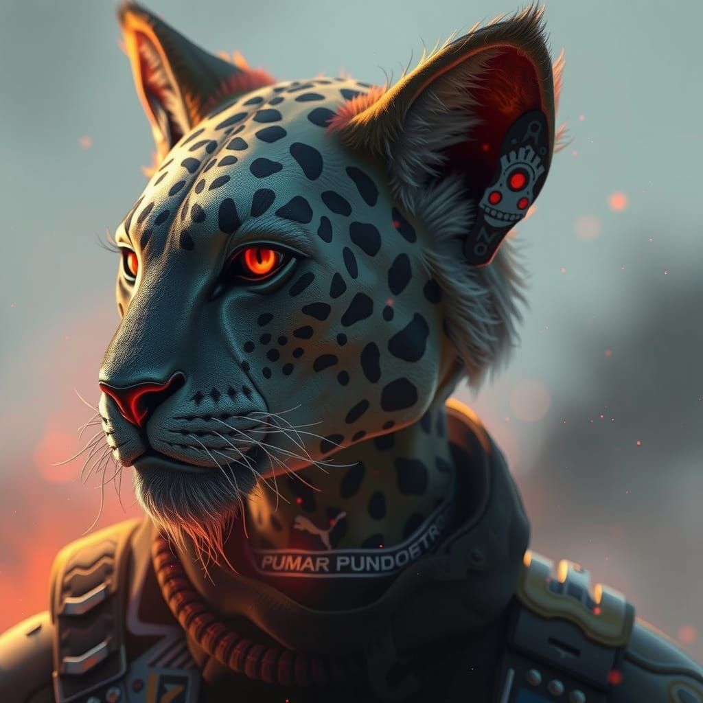 Cyberpunk God of the Anunnaki in Puma Punku Attire