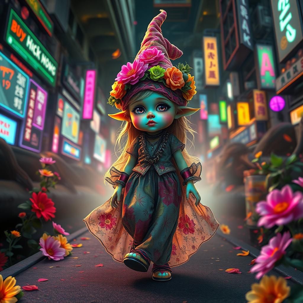 Bohemian Cyberpunk Gnome Fashion Show