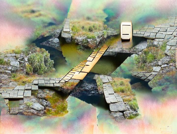 Liminal Bridge Crossing Into the Unknown