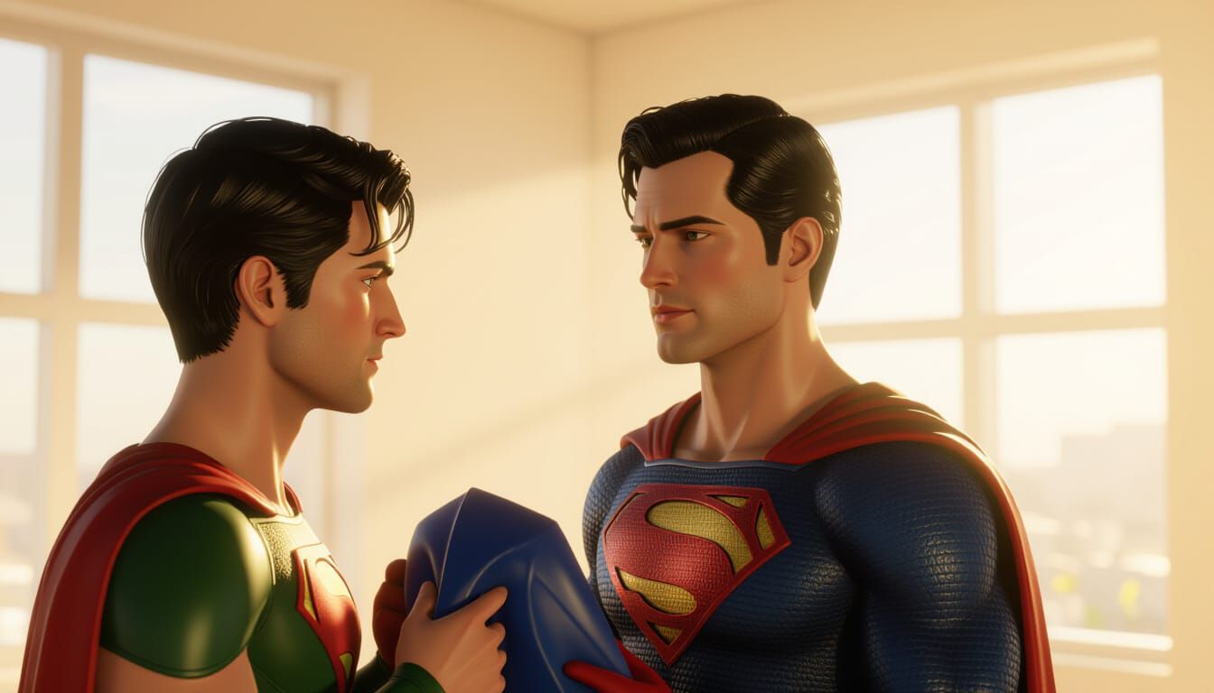 Superman Joins the Mets in 3D Game Cinematic Style