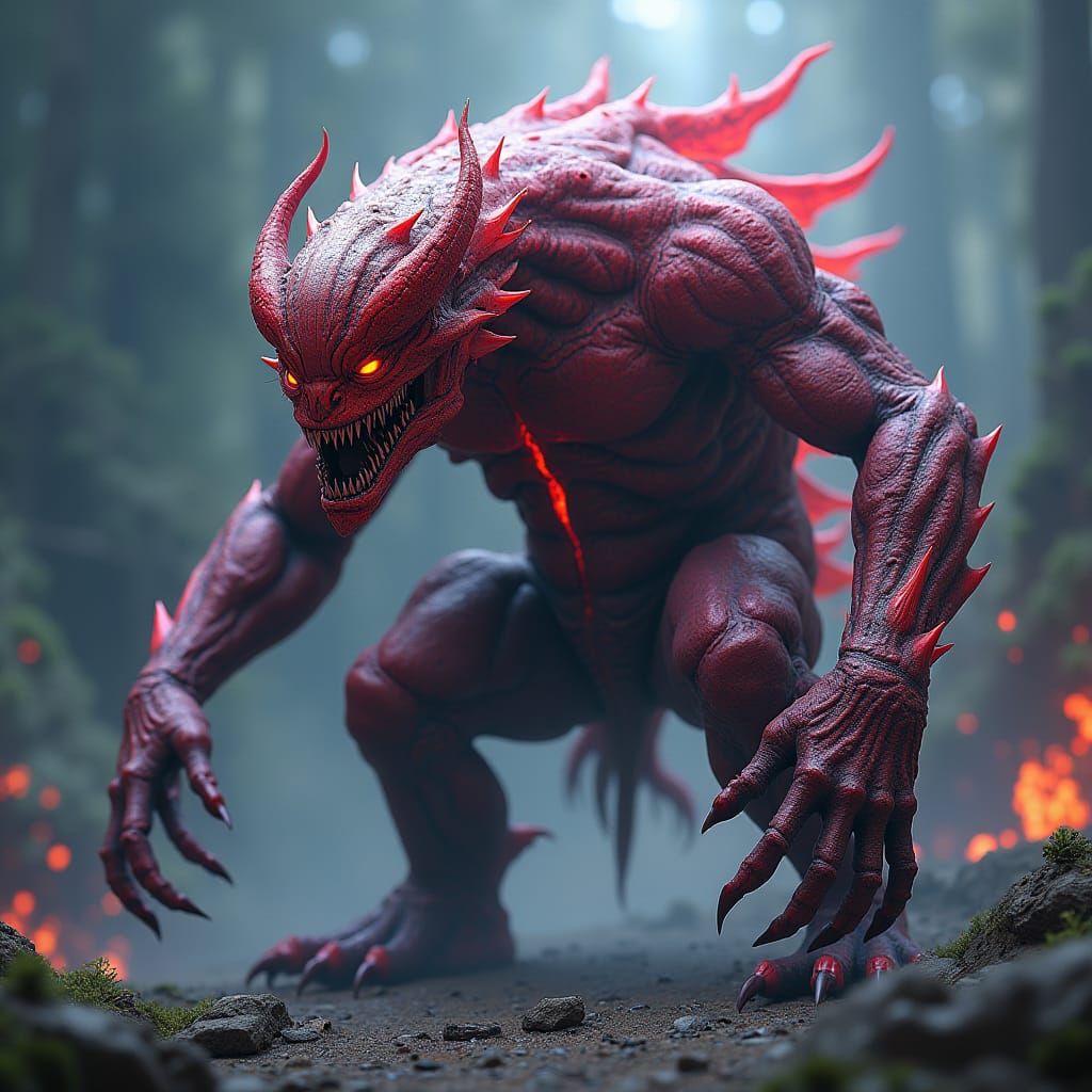 Fantastical Fun Killing Machine in Detailed Matte Painting