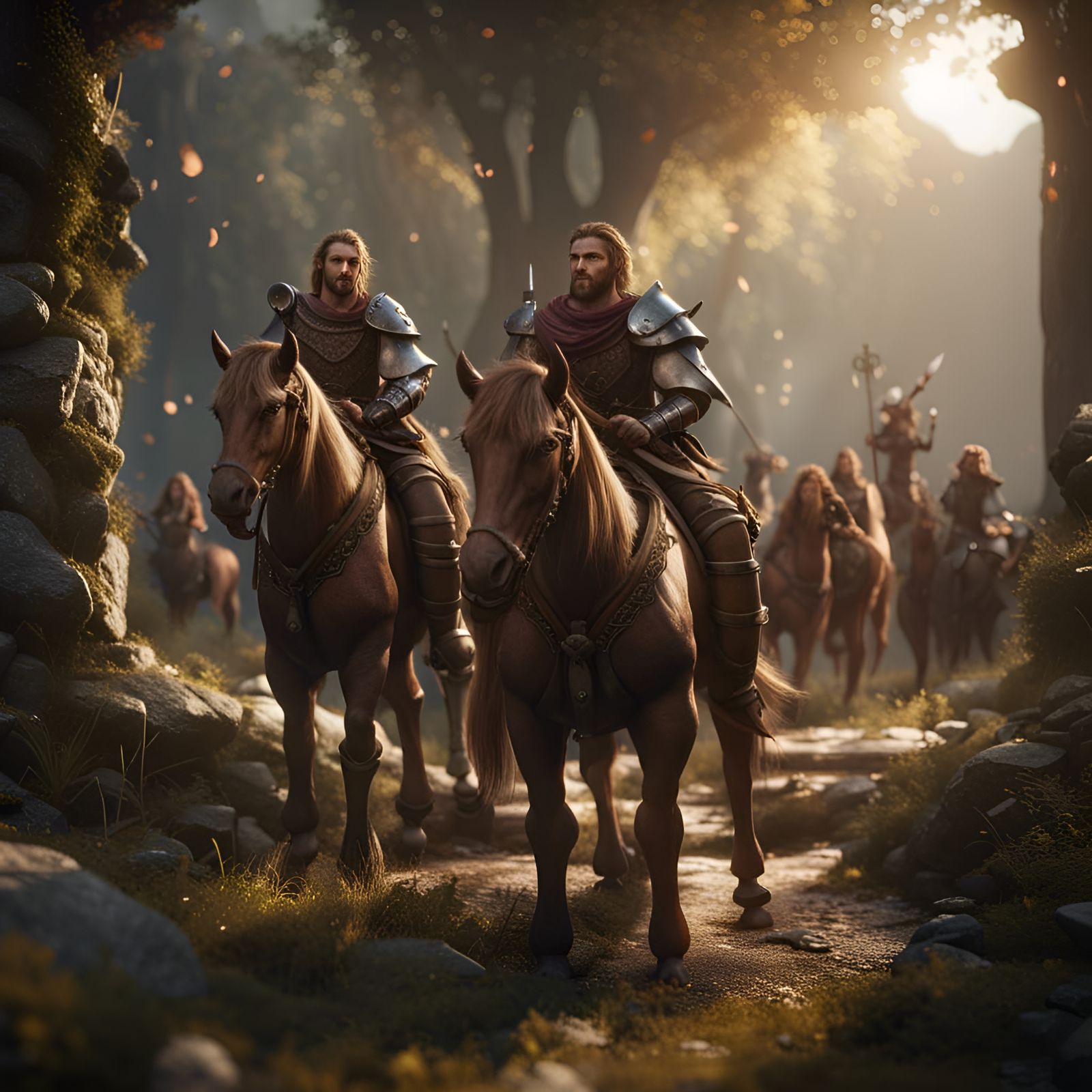Centaurs in Camelot: 3D Game Cinematic