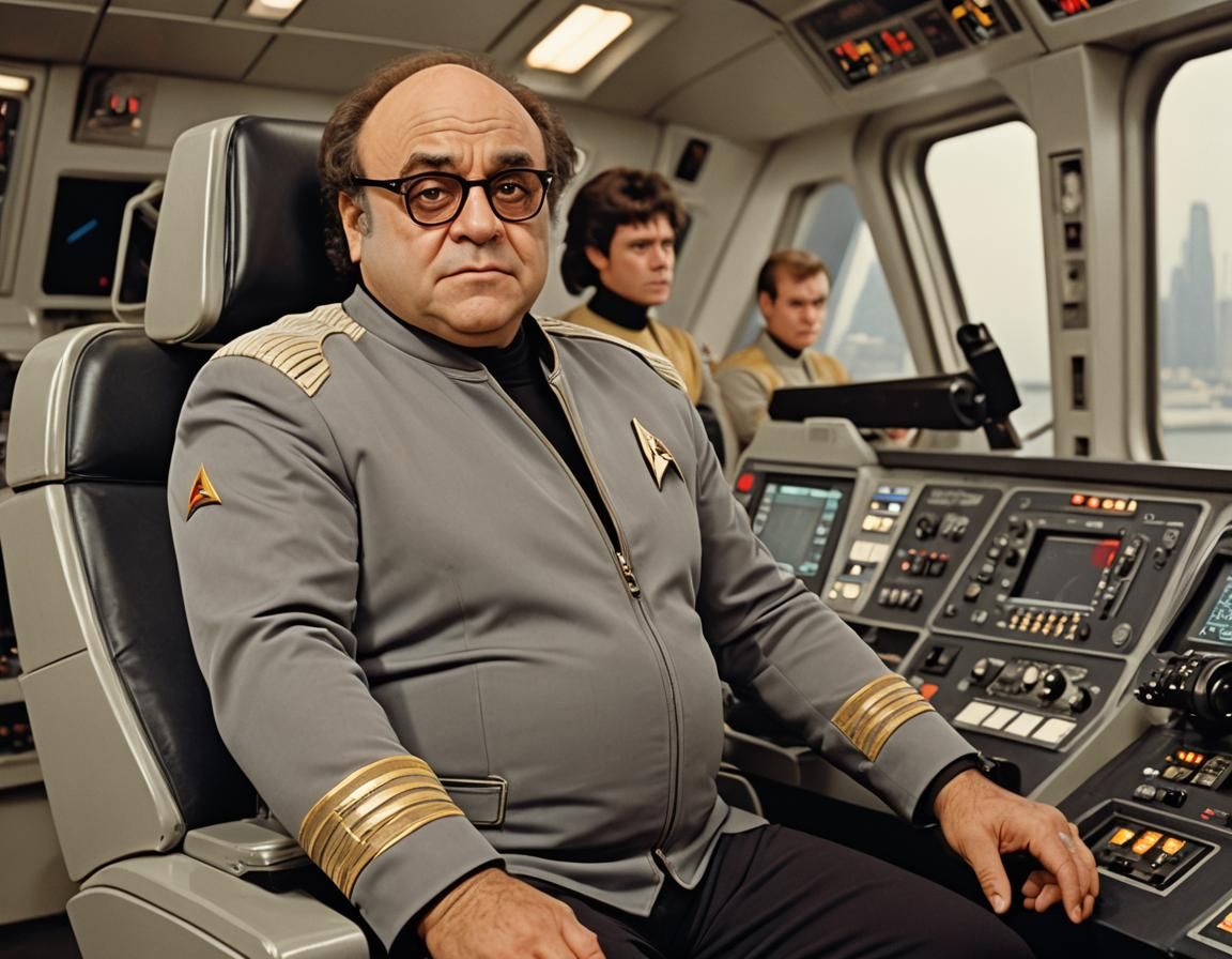 Danny Devito as a Starfleet captain
