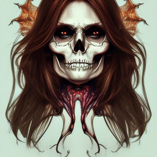 Horror Skull Portrait in Unreal Engine 5