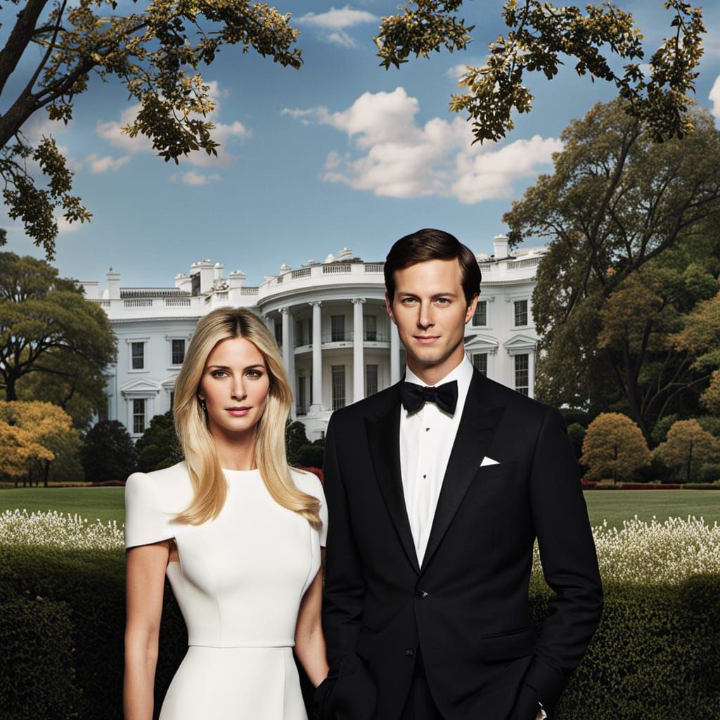 Kushner and Trump's Earnings as a Matte Painting
