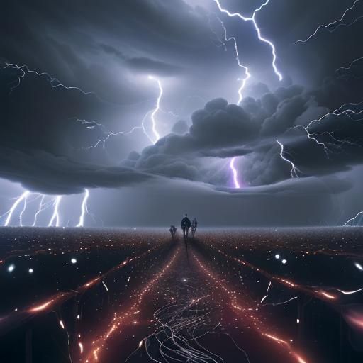 A cacophony of errors, a digital storm.
They scramble the senses, with each hungry bite,
Unraveling logic, in the fading...