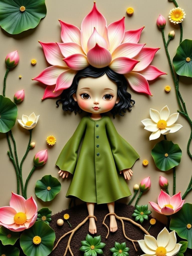 <lora:Substrata:1.0> create a whimsical character inspired b...