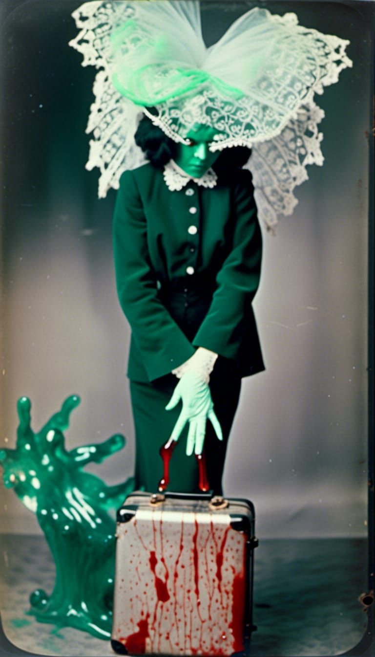 Strange Lady in Green...