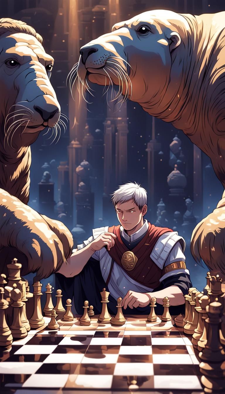 Caligula Plays Chess with a Walrus: Anime Style