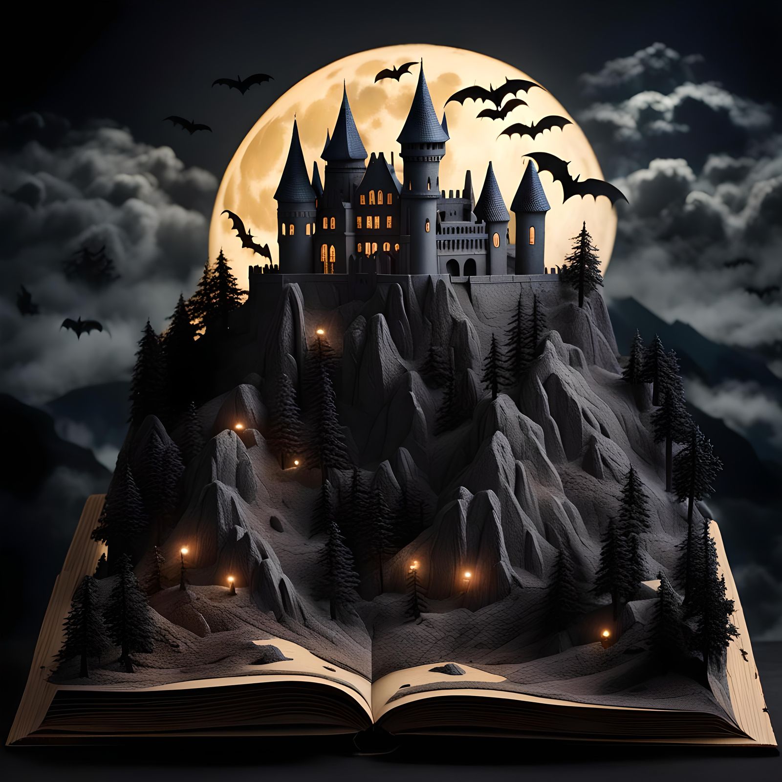 Castle Dracula Pop Up Book