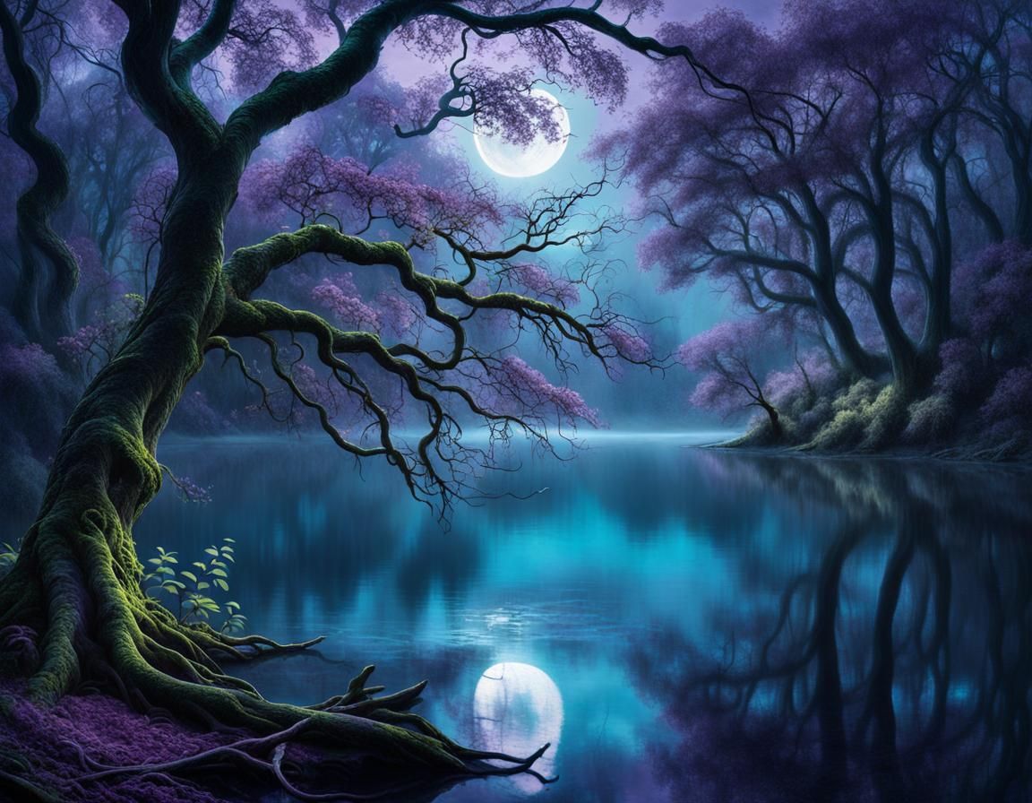 Ethereal Forest: Mystical Art in Soft Focus