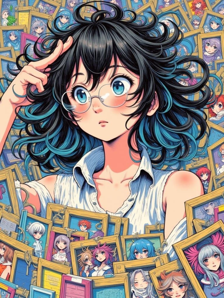 Anime Pirate Showcases TCG Collection in Pastel Colors