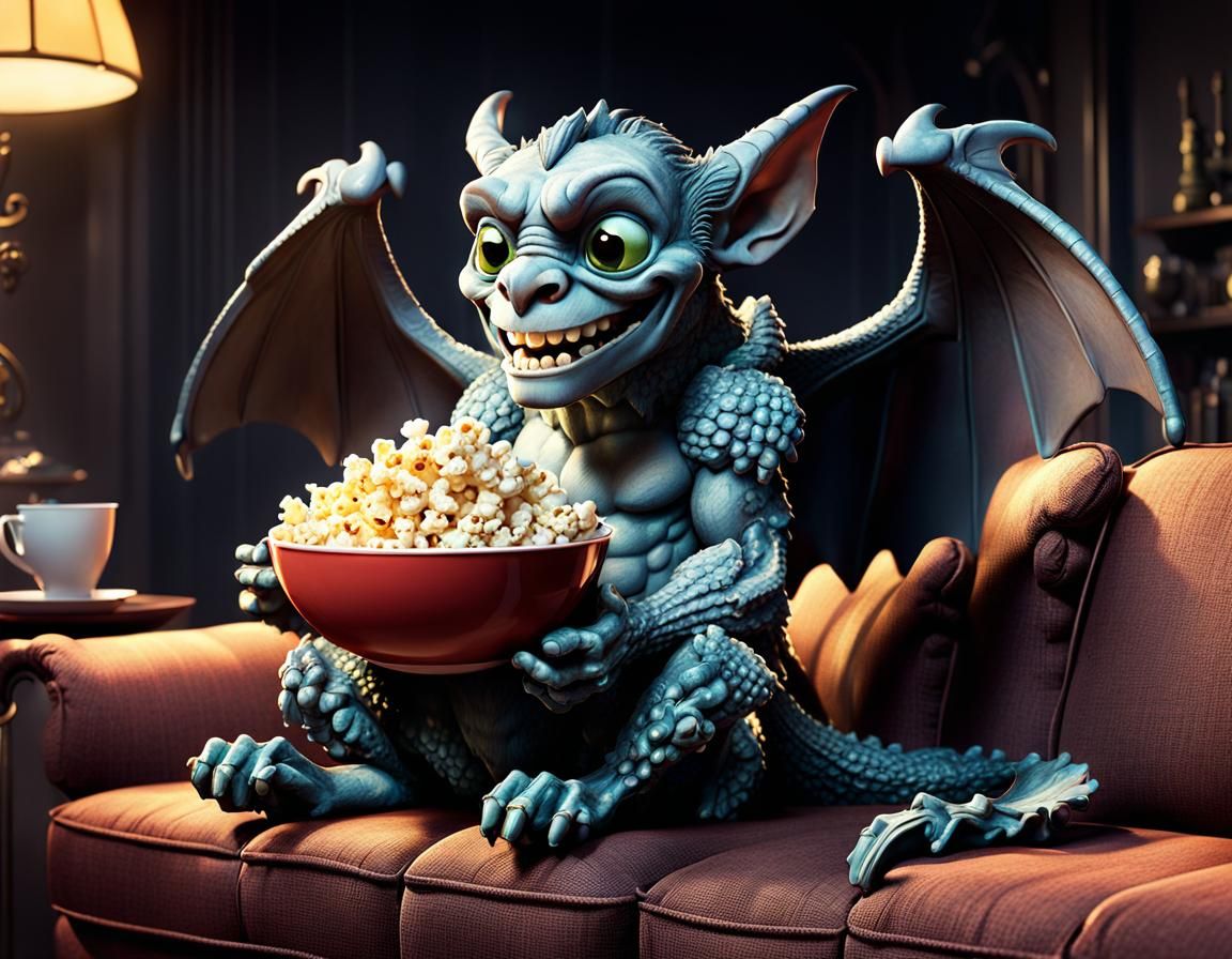 Happy Gargoyle's Whimsical Movie Night