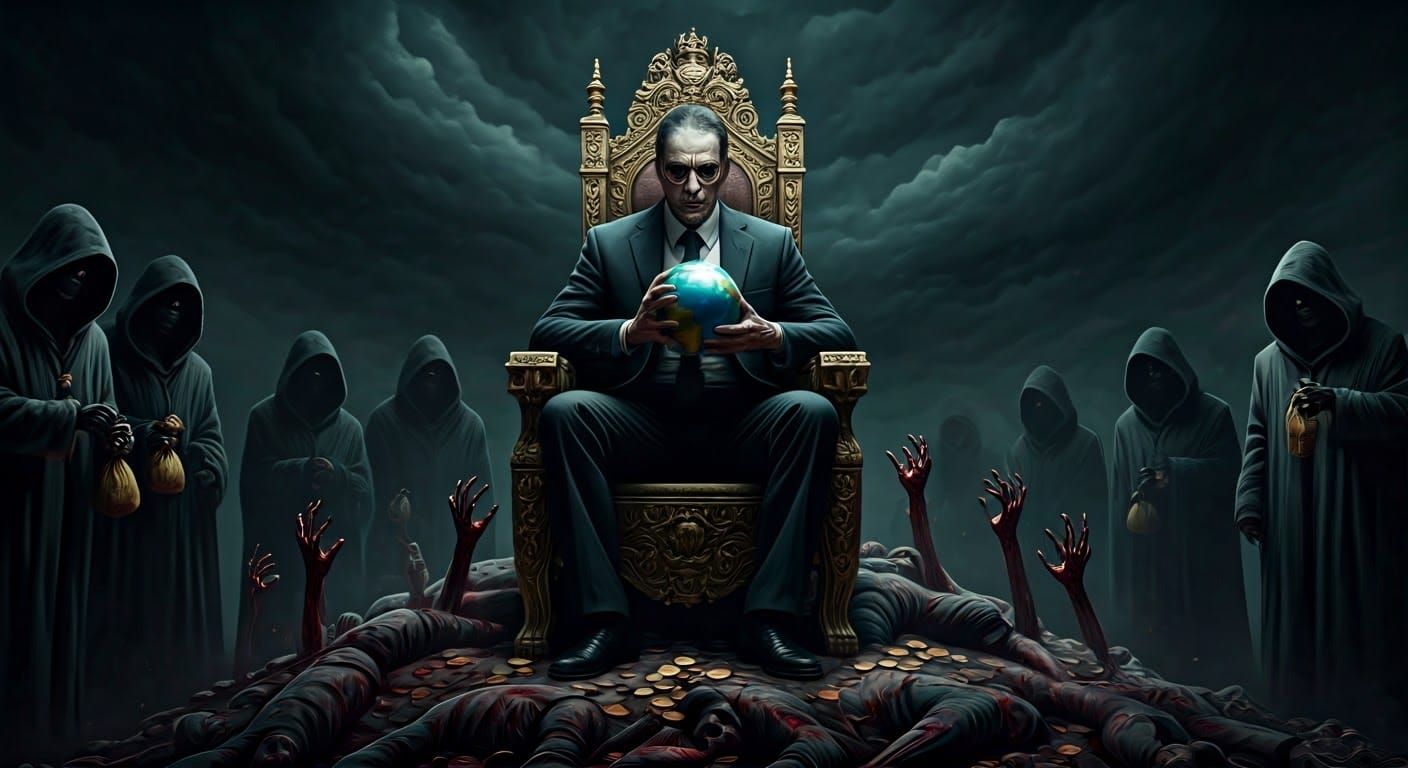 Malevolent Overlord Sits atop Throne of Carnage