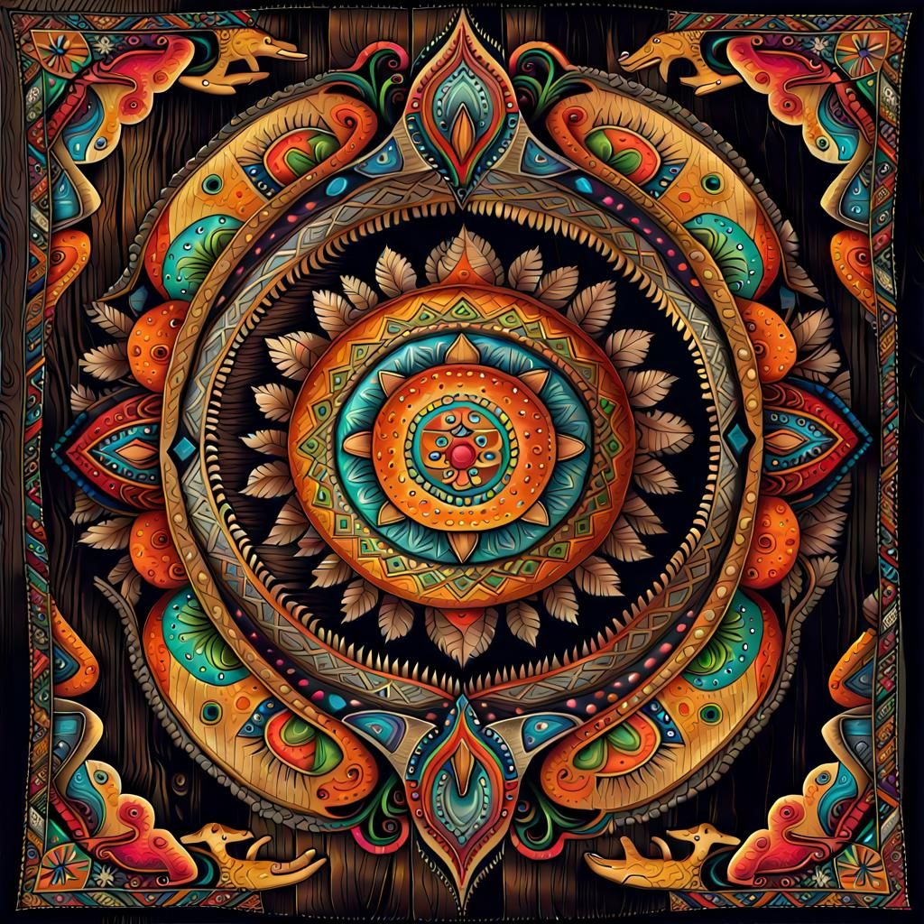 Art Deco Crocodile Leather and Cashmere Shawl