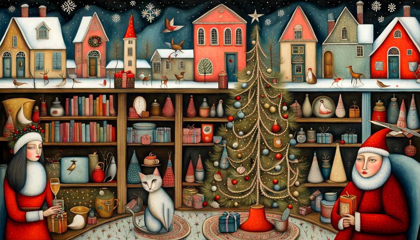 Weihnachten, Schöne Dinge Kunst von Catherine Nolin, Catrin Welz-Stein   (16:9)