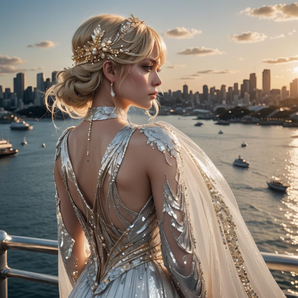 Ethereal Anime Princess at Sydney Harbour