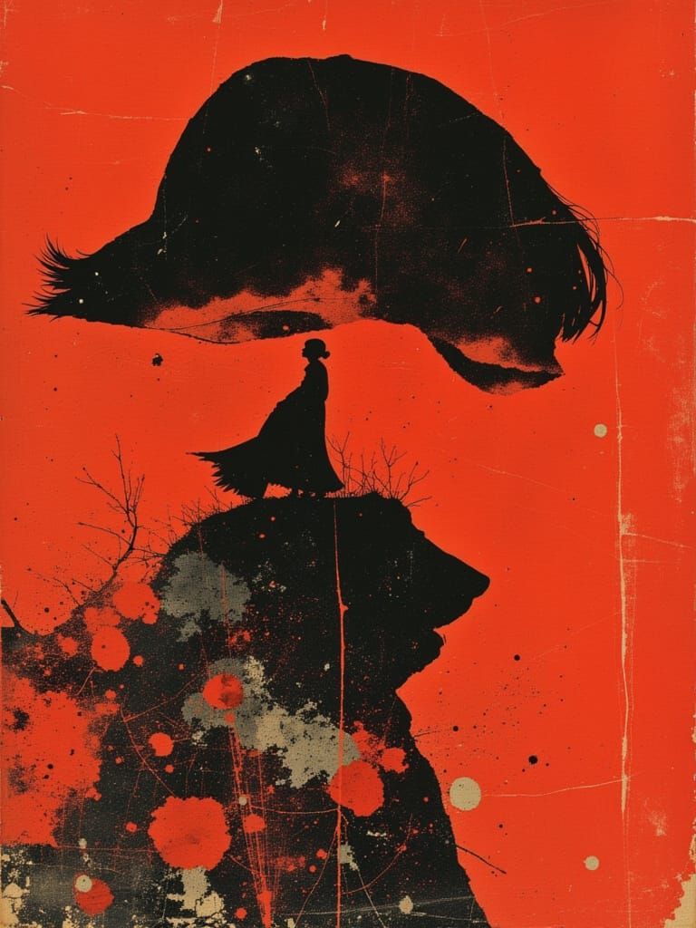 Exploring Vibrant Crimson Landscapes