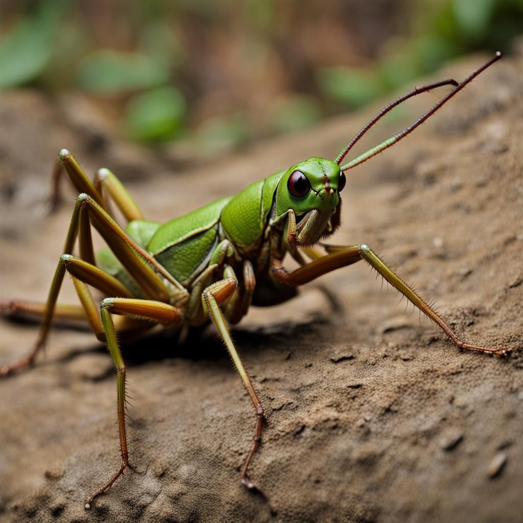 Giant South American Grasshopper: A Fearsome Insect