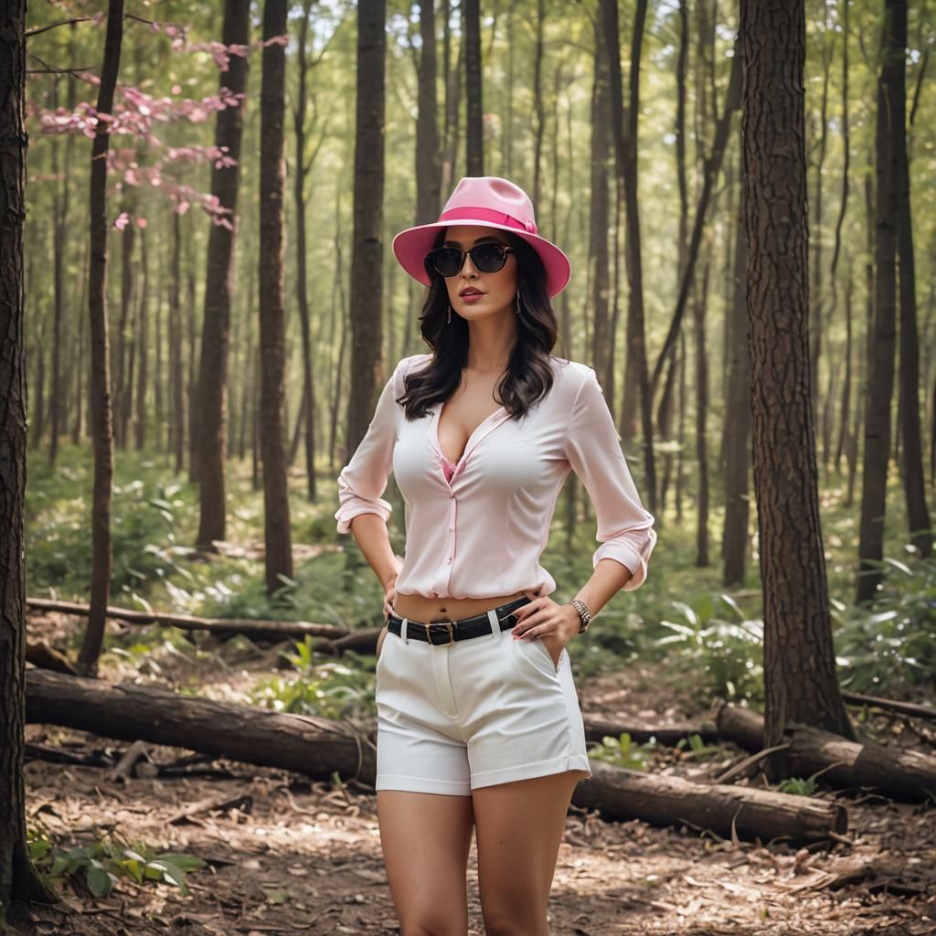 Woman Poses in Forest: Professional Photography