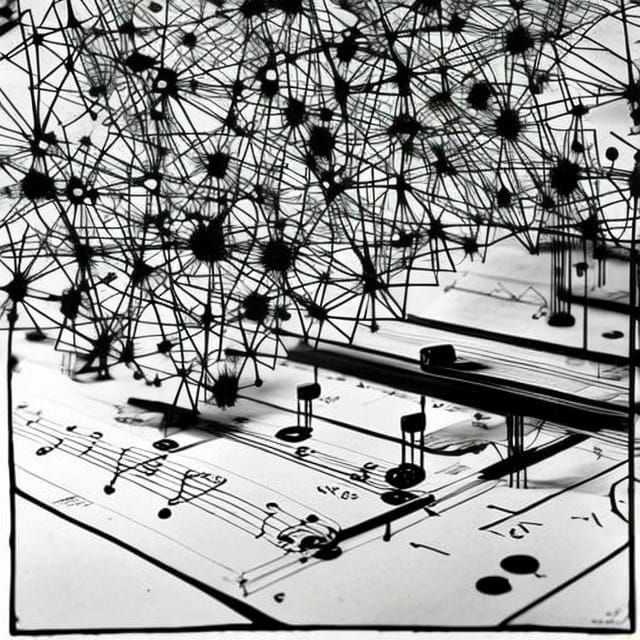 Experimental Graphic Musical Score Inspired by Cave Painting...