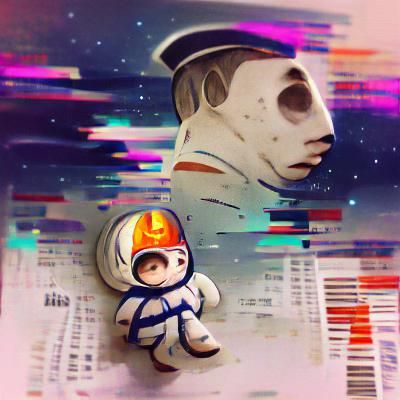 Lost Cosmonaut Drifting in Deep Space