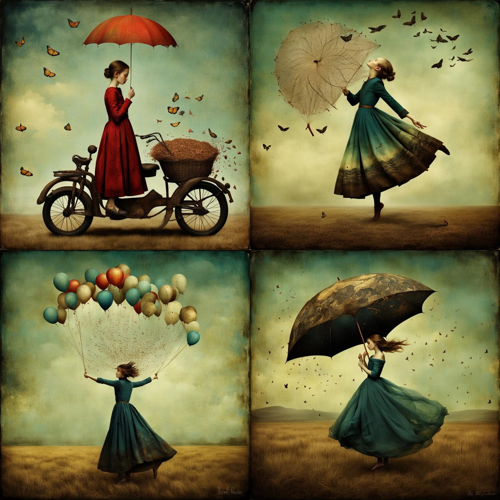 Surreal Portrait in Fine Art Photography Style