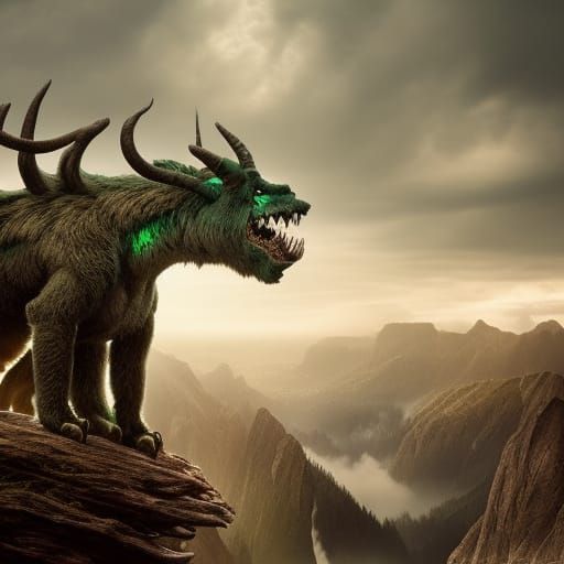 Epic Hodag Digital Matte Painting