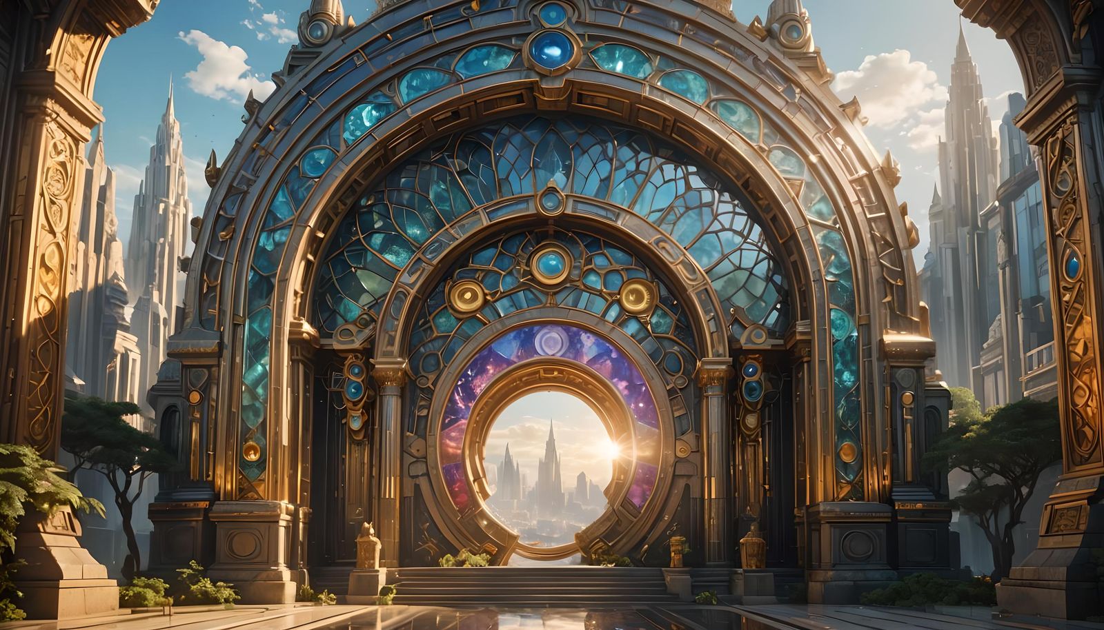 The glass portal