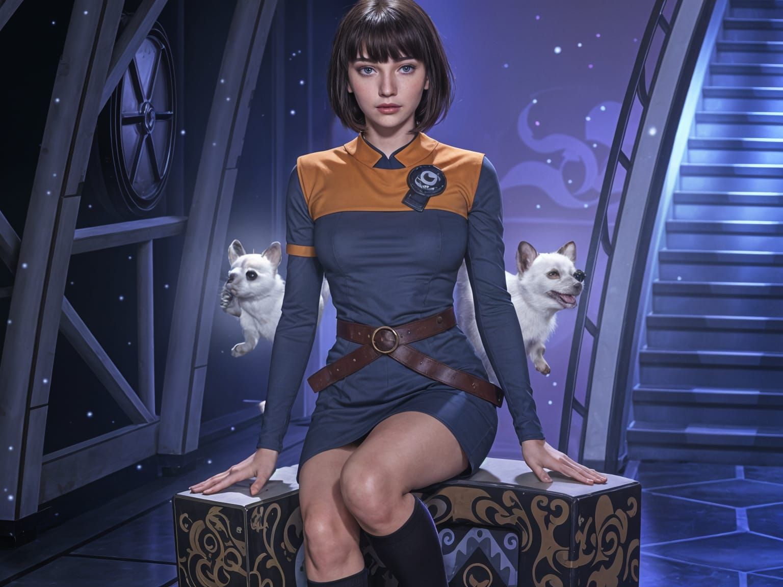 Surreal Birdlike Creature Emerges from the Undergrowth